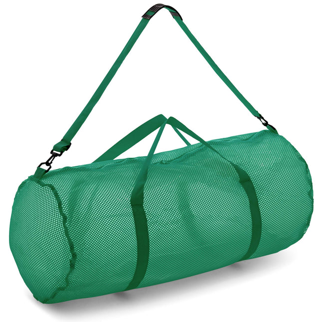 Champion Sports Mesh Duffle Bag with Zipper and Ad