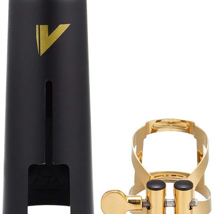 VANDOREN Alto Sax Gold M/O Ligature & Plastic Cap, LC57DP
