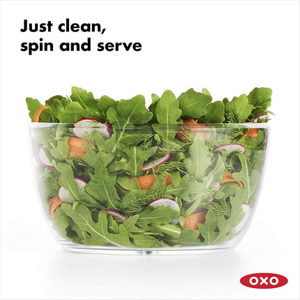 OXO Good Grips Salad Spinner, 4.0 Litre, Dishwasher Safe