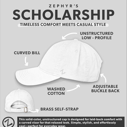 ZHATS Casquette réglable Scholarship pour homme NCAA Connecticut Huskies, anthracite, Connecticut Huskies anthracite, réglable
