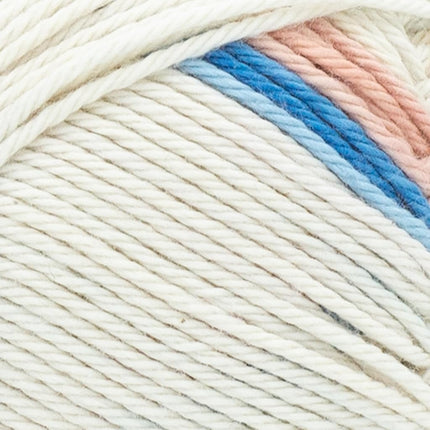 Lion Brand Yarn, 24/7 Cotton DK Crochet Yarn, Azul, Denim Blue, 3 Pack