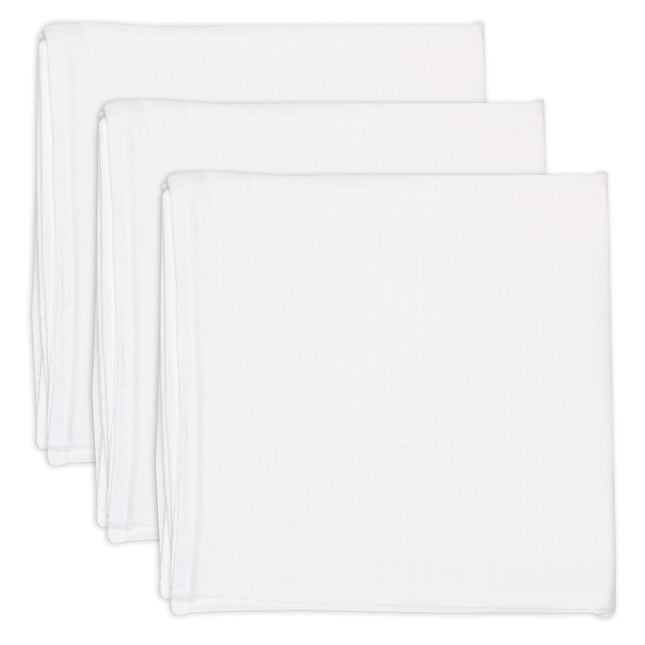 HonestBaby Baby 3-Pack Organic Cotton Swaddle Blan