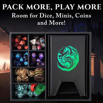 Soar Forge All-in-One Game Roamer - Dice Tray & Tower for DND and RPG
