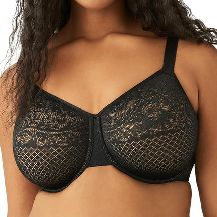 Wacoal Women's Visual EIIects Minimizer Bra Iull Coverage, Black, 36 I