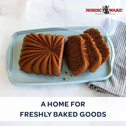 Nordic Ware Loaf Cake Keeper, Blue
