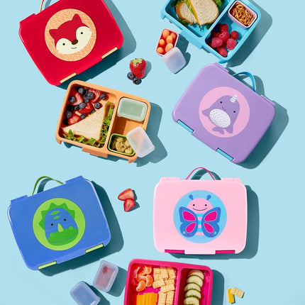 Skip Hop Kids Bento Lunch Box, Ages 3+, Zoo Fox