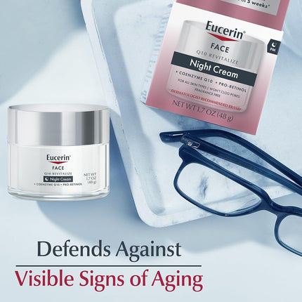 Eucerin, Q10 Anti-Wrinkle + Pro-Retinol Night Cream, 50ml (48g)