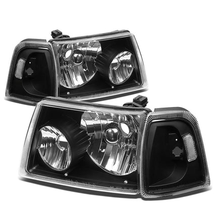 DNA MOTORING HL-OH-FRAN01-BK-CL1 Pair of Headlight