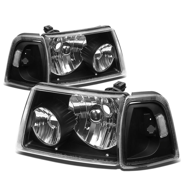 DNA MOTORING HL-OH-FRAN01-BK-CL1 Pair of Headlight