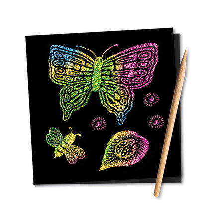 Melissa & Doug Scratch Art Magic Doodle Book | Scratch Art for Kids | Arts & Crafts | Magic Drawing Pad |Christmas Crafts for Kids | 4+ Years | Gift for Boy or Girl - FSC Certified