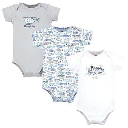 Hudson Baby Grenouillères en Coton Unisexe pour Bébé, Born to Fly, Prématuré
