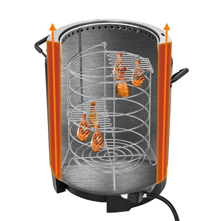 onlyfire Kit de accesorios para freír pavo - 2 rejillas para patas que se adaptan a Char Broil Big Easy - Cuelga hasta 12 muslos o alas de pollo