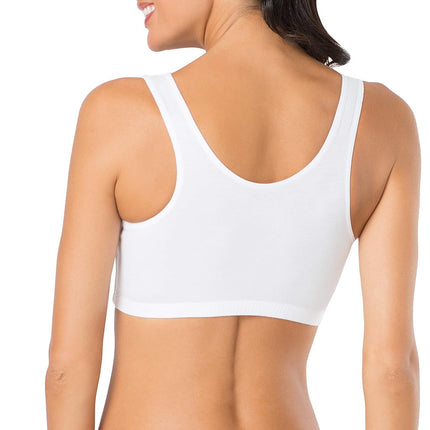 Fruit of The Loom Women's Built-Up Sports Bra, Blushing Rose/Black/White-3 Pack