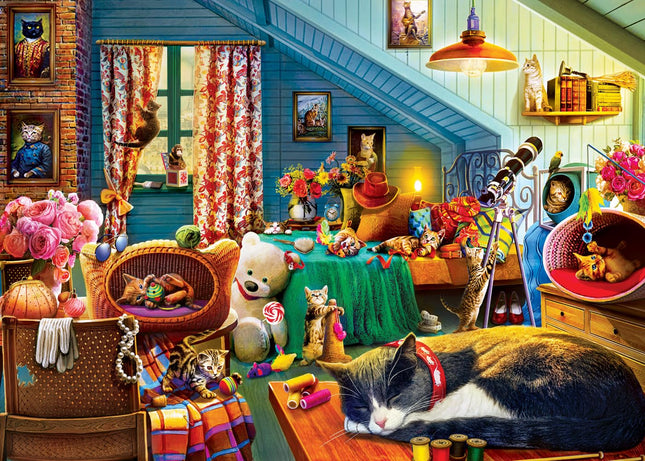 Baby Fanatics 550 Piece Jigsaw MasterPieces for Adults, Families or Children - Naptime Sunset - 45cm x 61cm