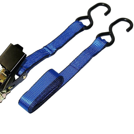 Everest Premium Ratchet Tie Down – 1 PK – 1 IN – 6 FT – 300 LBS Working Load – 900 LBS Break Strength – Cambuckle Alternative – Cargo Straps Perfect for Moving Appliances, Lawn Equipment and Motorcycles