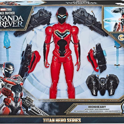 Marvel Hasbro Studios - Black Panther: Wakanda Forever - Titan Hero Series - Ironheart Figure with Accessories - 30 cm, F3347