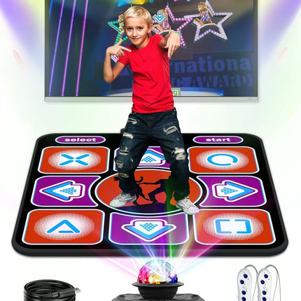 Acelufly Single Non-Slip Dance Mat with Wireless C