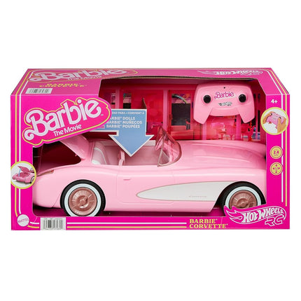 Hot Wheels Barbie RC Corvette from the Movie, Remote-Control Toy Car
