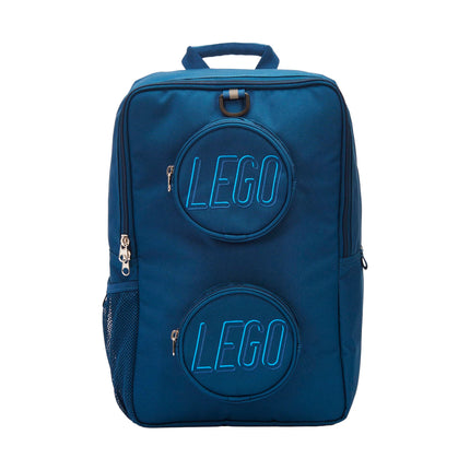 LEGO Mochila Ladrillo LEGO-Morado Equipaje de mano, Azul Marino, Talla única, Mochila Ladrillo