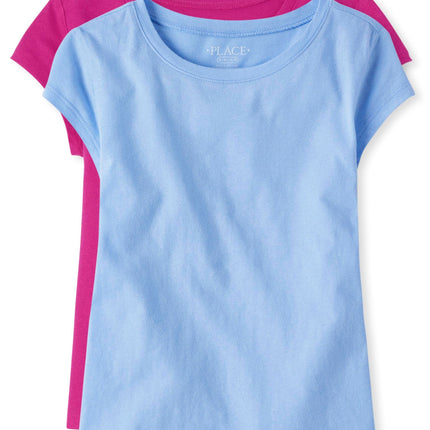 The Children's Place Girls' Everday Short Sleeve L