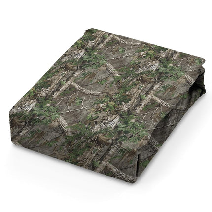 Northwest Realtree Xtra Green Camo 4-Piece Queen Sheet Set