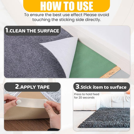 Alien Tape Ez Cut Double Sided Mounting Tape, 9m Pre-Cut Strong Adhesive