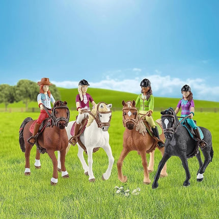 Schleich Horse Club - 40Pc Horse and Rider Playset with Accessories | 72221