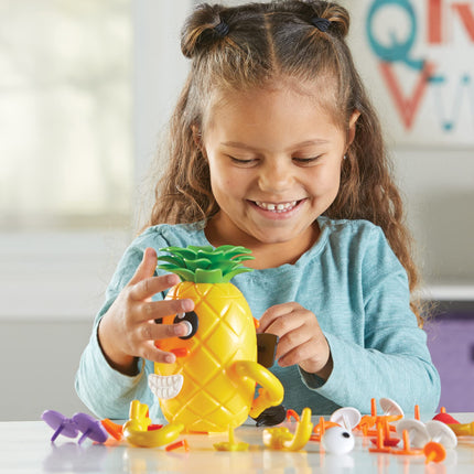 Learning Resources Big Feelings Pineapple Deluxe Set, Social Emotional Toys for Toddlers, Sensory Toys for Autistic Children, Speech Therapy Materials, 50 Pieces, Ages 3+