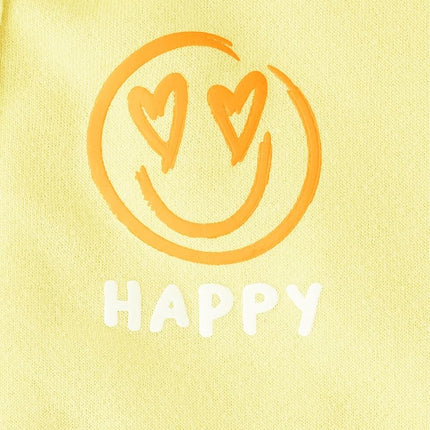 The Children's Place Girls' Long Sleeve Cropped Hooded Zip Up, Yellow, Yellow, XX-Large