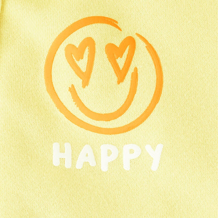 The Children's Place Girls' Long Sleeve Cropped Hooded Zip Up, Yellow, Yellow, XX-Large