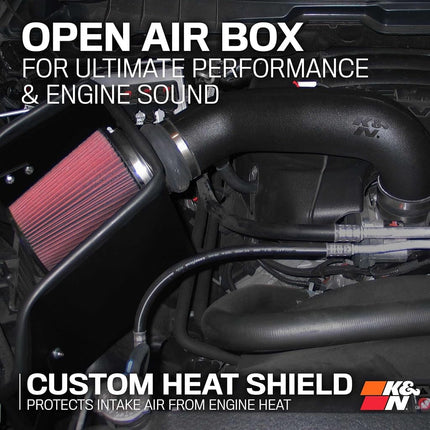 Kit de admisión de rendimiento para coche K&N 63-1561 lavable y reutilizable