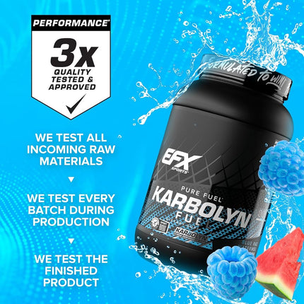 EFX Karbolyn Fuel Perormance Carb, Blue Razz Watermelon, 1.95kg
