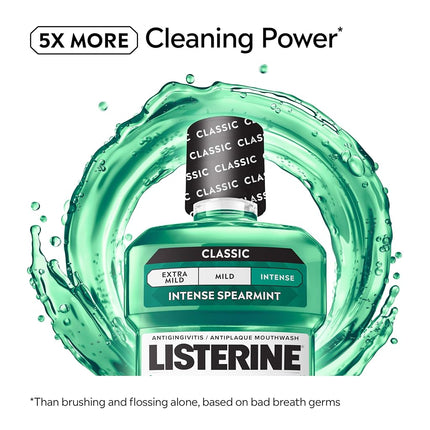 Listerine, Antiseptic Adult Mouthwash Fresh Burst, 1 liter