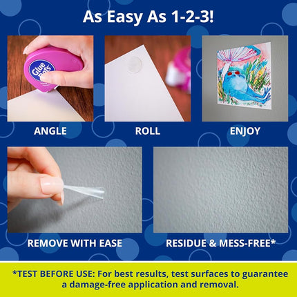 Glue Dots "Dot N Go" Poster Dots, Transparent