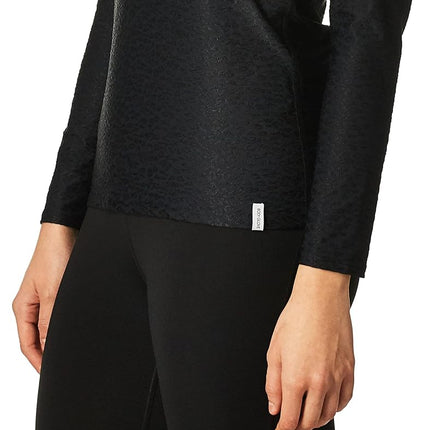 Body Glove Women's Standard Sleek Long Sleeve Rashguard with UPF 50+, Panther Print, X-Large
