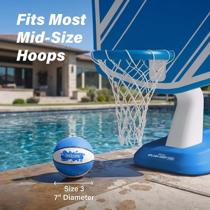GoSports Water Basketballs 2 Pack - Size 3 (7 Inch), Great for Swimming Pool Basketball Hoops
