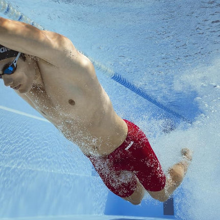 Arena Jammer de Natación Sólido de Colores de Equipo para Hombre, Traje de Baño Atlético MaxLife para Entrenamiento en Piscina, Bañador de Natación Competitivo