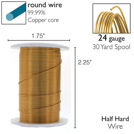 The Beadsmith Copper Jewelry Wire