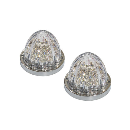 RoadWorks | Amber/Clear Watermelon HERO Lights | 2 Pack | HEROACWM-2