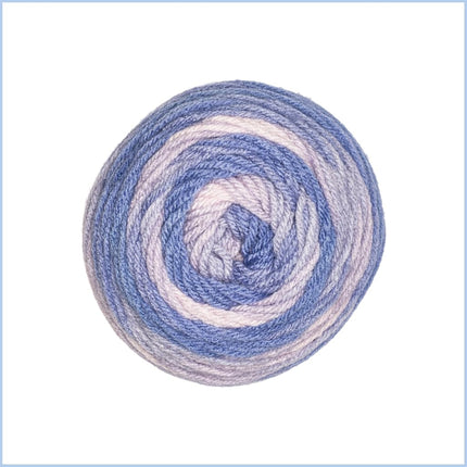 Red Heart Super Saver Ombre Peaceful Yarn - 2 Pack of 283g/10oz - 100% Acrylic - #4 Worsted (Medium) - 482 Yards - Knitting/Crochet