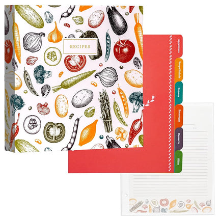 Jot & Mark 3 Ring Recipe Binder 8.5" x 11" | Full-