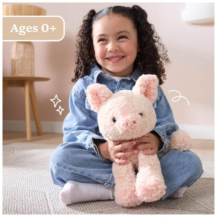 GUND Cozys Collection Pig Plush, Pig Stuffed Animal for Ages 1 and Up, Pink, 10”