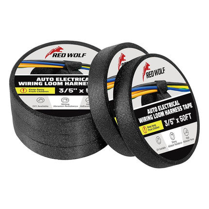 RED Wolf Wiring Harness Cloth Tape High Temp Self-