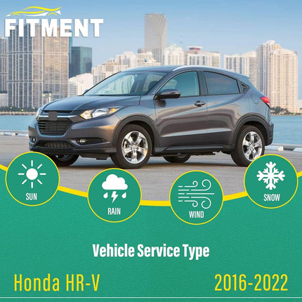 Honda HRV HR-V 2016 2017 2018 2019 2020 2021 2022 Premium All Weather Front & Rear Wiper Blades (3 Pack)