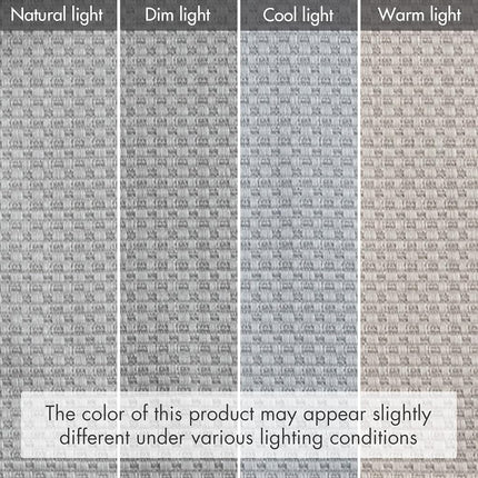 Madison Park Galen Cordless Roman Shades - Fabric Privacy Panel Darkening, Energy Efficient, Thermal Insulated Window Blind Treatment, for Bedroom, Living Room Decor, 39" x 64", Grey