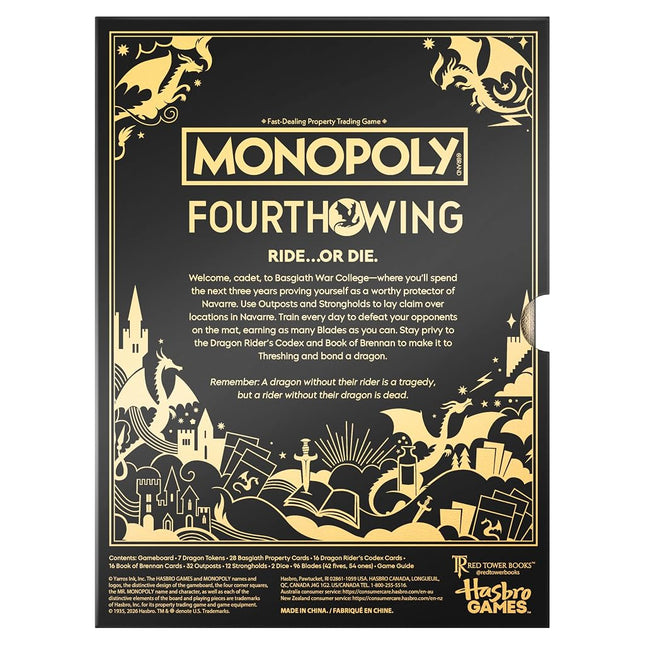 Hasbro Gaming Monopoly Fourth Wing - English