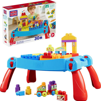 Mega Bloks First Builders Build 'n Learn Table - A