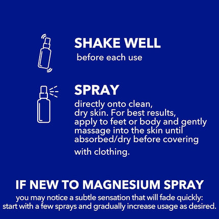 Dr Teal's Topical Magnesium Spray with Natural Dead Sea Salt, Fragrance Free, 8 fl oz (Pack of 2)