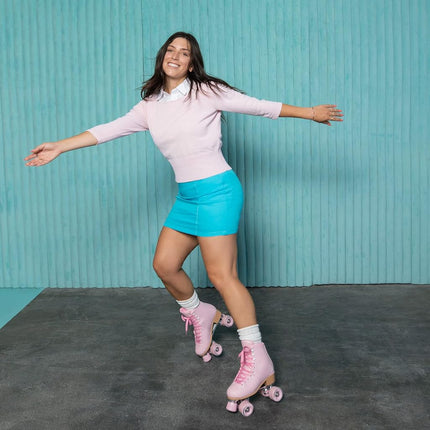 C SEVEN Quad Skates - Cherry Blossom, Women's 5 / Youth 4