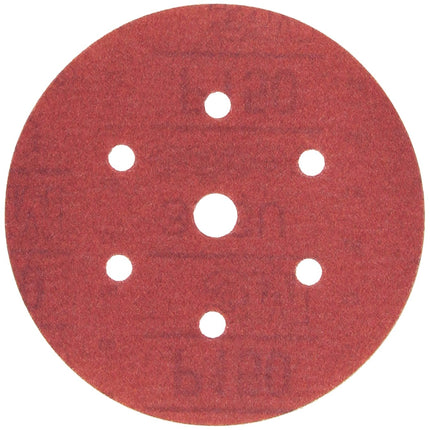 3M 01144 Hookit Red 6" P150 Grit Dust-Free Abrasiv